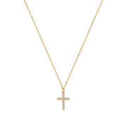 Necklace “Crosses”, Steel Plated with 18K Gold